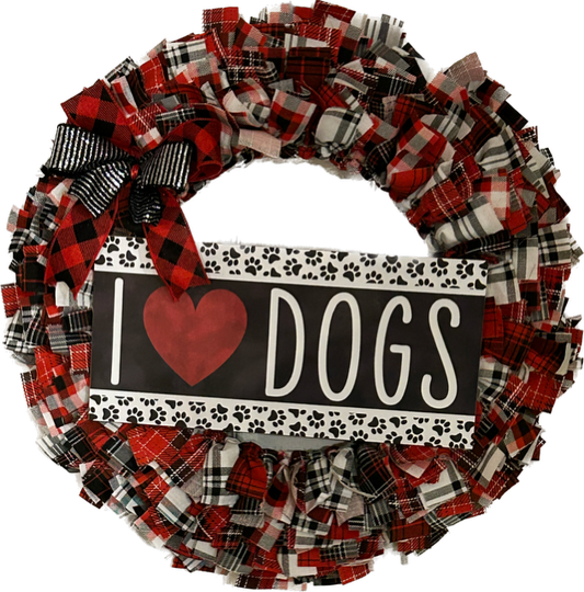 "Doggystyle" Signature Rag Wreath