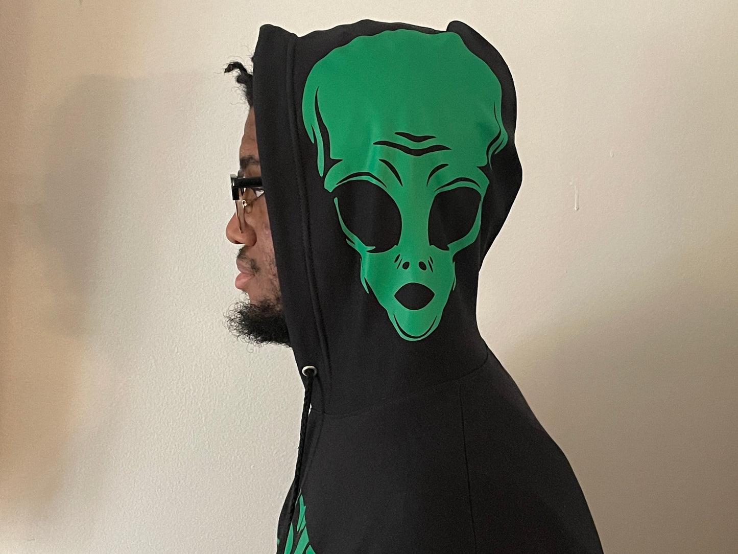 Alien Signature Zip Up Hoodies